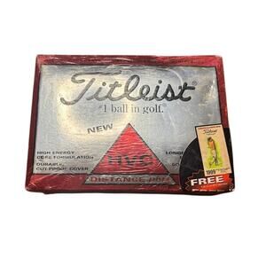 Titleist Golf Balls Vintage New Old Stock NIB 1998-99 Distance Plus Unopened
